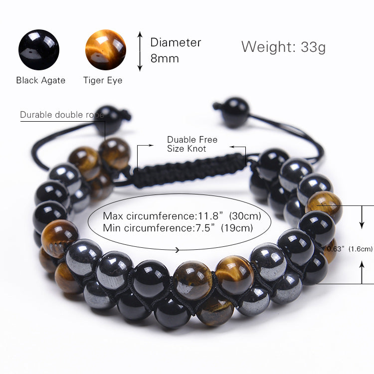 FJHDIY071 Natural strawberry crystal freshwater pearls Bracelet 8mm