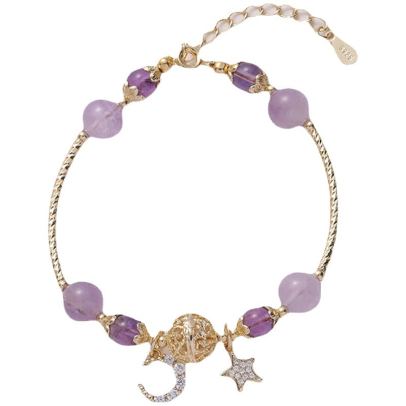 FJHDIY003 Lavender Amethyst Bracelet 10mm