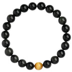 FJHDIY042 Obsidian tiger eye stone Bracelet 6/8/10/12mm