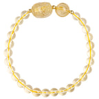 FJHDIY068 Citrine Pixiu Bracelet 6/8mm