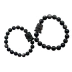 FJHDIY037 Obsidian gold-swallowing beast Bracelet 8mm