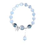 FJHDIY008 Cat's eye crystal butterfly Bracelet 8mm