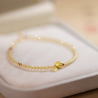FJHDIY040 Citrine Bracelet 2mm