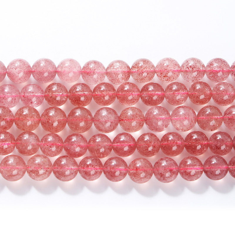 ストロベリークォー ツビーズ卸売 5A 8/10/12mm