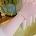 FJHDIY003 Lavender Amethyst Bracelet 10mm