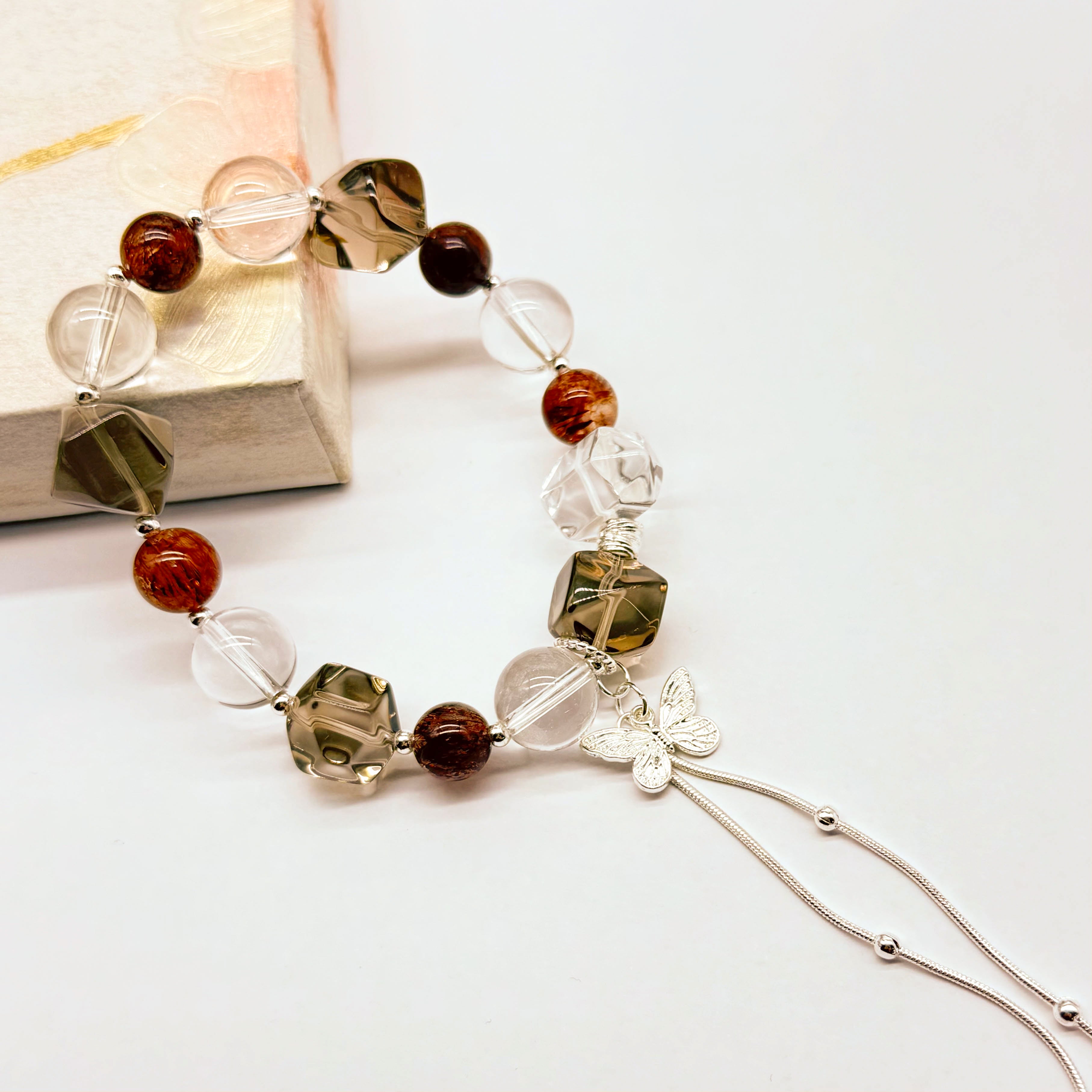 【予約販売商品】OS0010 オリジナルの天然石ブレスレット「安定と守護」