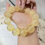XLSL032 Yellow Fluorite bracelet 6/8/10/12mm