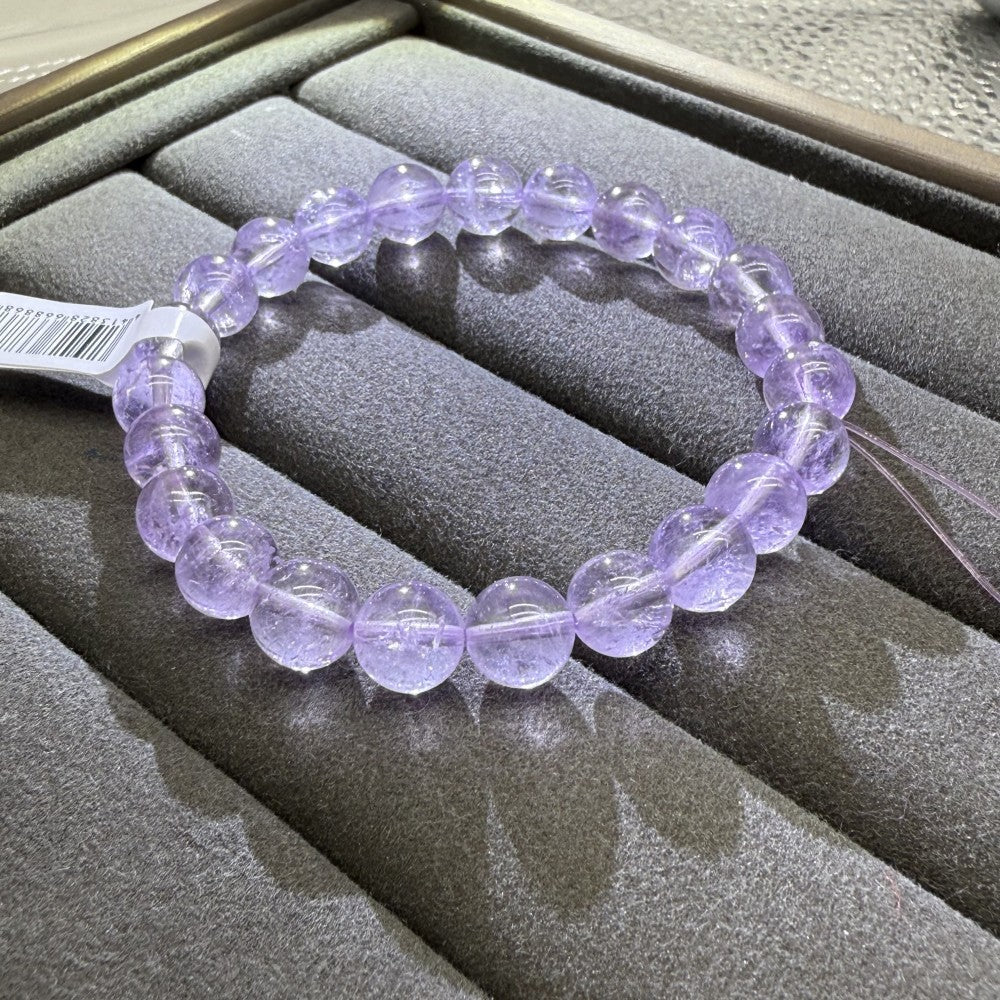 XLSL075 Amethyst Lavender bracelet 6/8/10/12mm