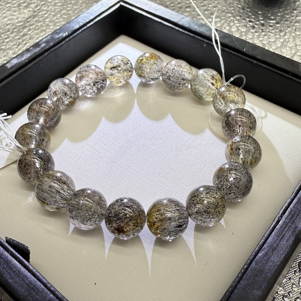 XLSL020 Black Strawberry Crystal Bracelet 6/8/10/12mm