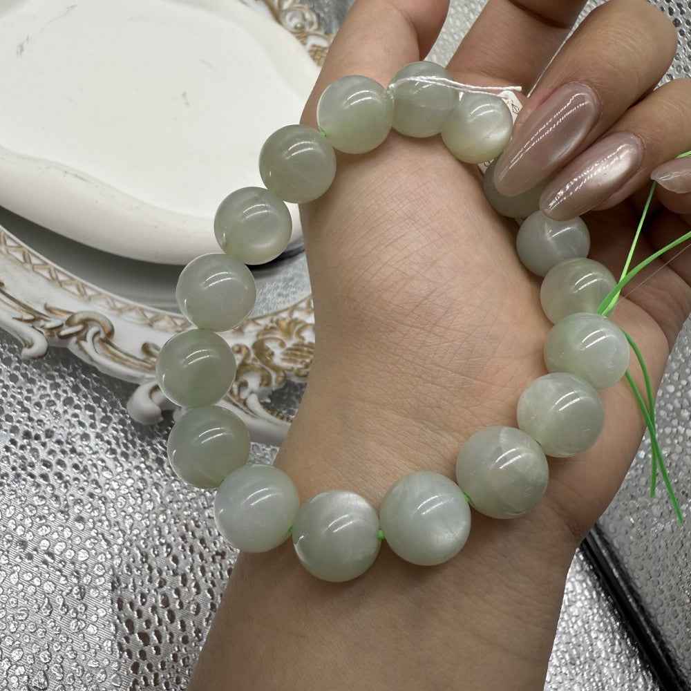 XLSL054 Green Moonlight bracelet 6/8/10/12mm