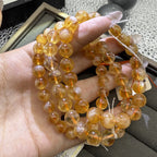 XLSL030 Yellow Tower Crystal bracelet 6/8/10/12mm