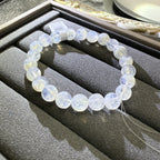XLSL049 Blue Needle Milk Cap bracelet 6/8/10/12mm