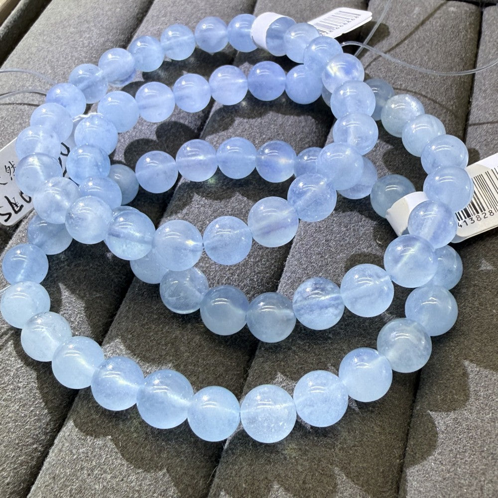 XLSL016  Aquamarine  Bracelet 6/8/10/12mm