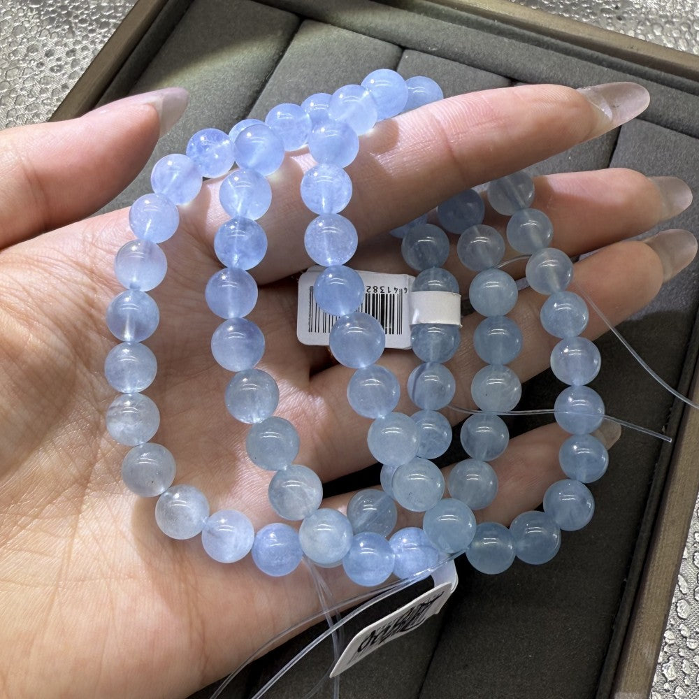 XLSL016  Aquamarine  Bracelet 6/8/10/12mm