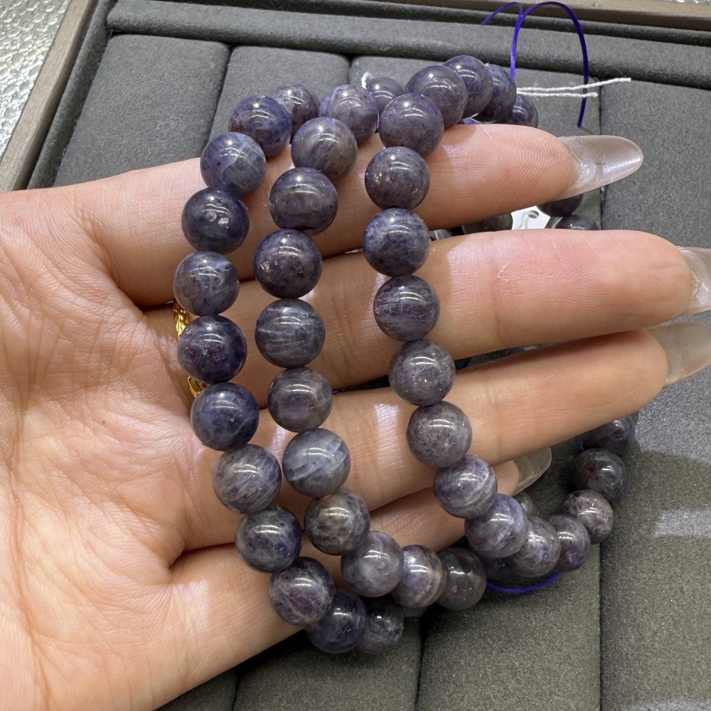 XLSL068  Blood Drop Violet bracelet 6/8/10/12mm