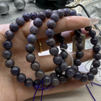 XLSL068  Blood Drop Violet bracelet 6/8/10/12mm