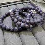 XLSL068  Blood Drop Violet bracelet 6/8/10/12mm