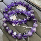 XLSL077 Purple Super Seven bracelet 6/8/10/12mm
