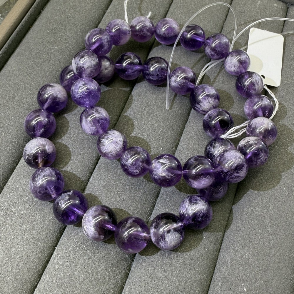 XLSL077 Purple Super Seven bracelet 6/8/10/12mm