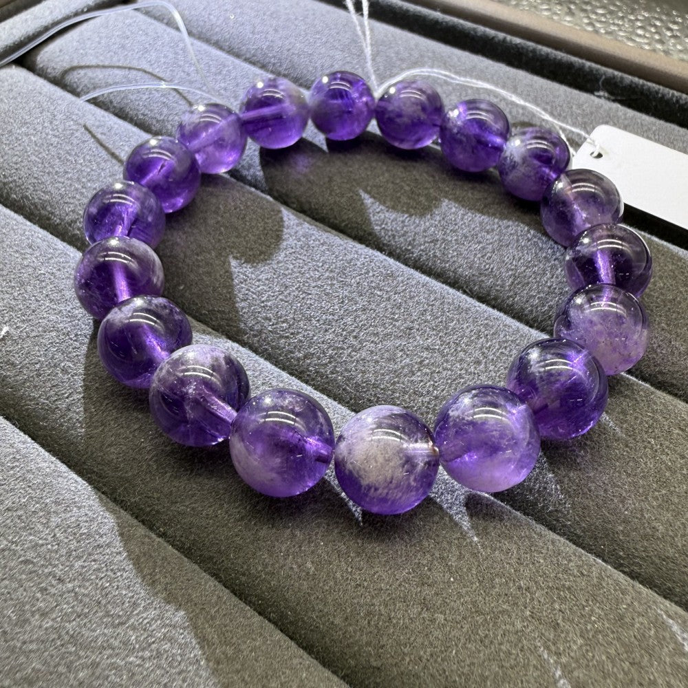 XLSL077 Purple Super Seven bracelet 6/8/10/12mm