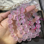 XLSL015  Rose Quartz bracelet 6/8/10/12mm