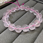 XLSL015  Rose Quartz bracelet 6/8/10/12mm