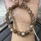 XLSL060 Milk Tea Moonlight bracelet 6/8/10/12mm