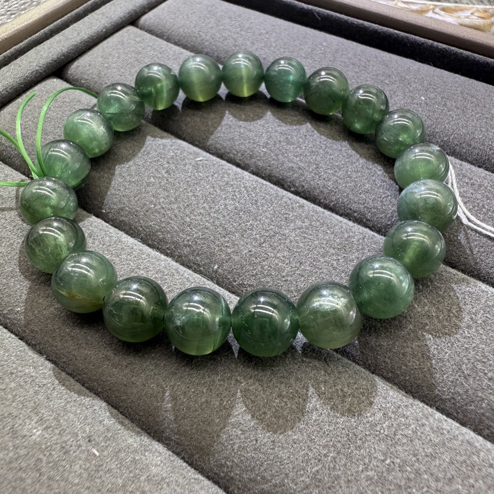 XLSL056 Cat's Eye Apatite bracelet 6/8/10/12mm