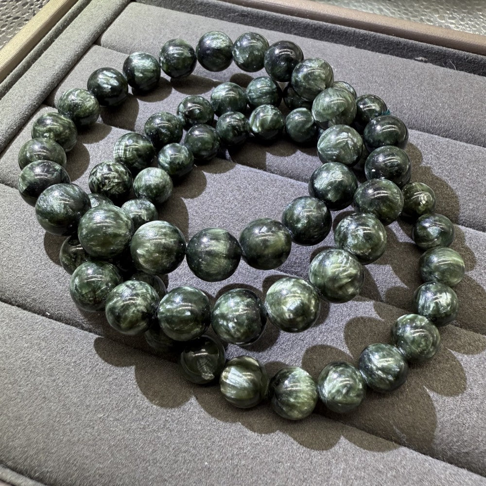 XLSL051 Green Dragon Crystal bracelet 6/8/10/12mm