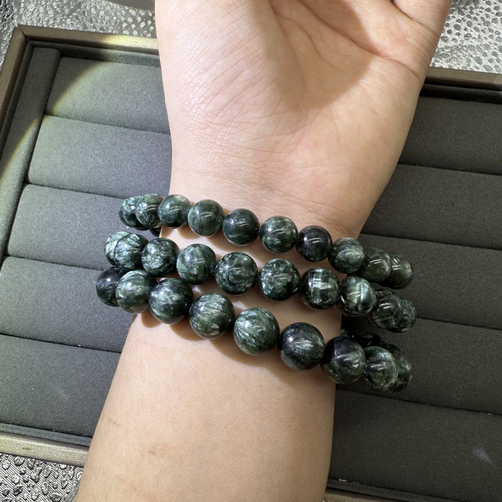 XLSL051 Green Dragon Crystal bracelet 6/8/10/12mm
