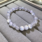 XLSL033 Gray Purple Moonstone bracelet 6/8/10/12mm