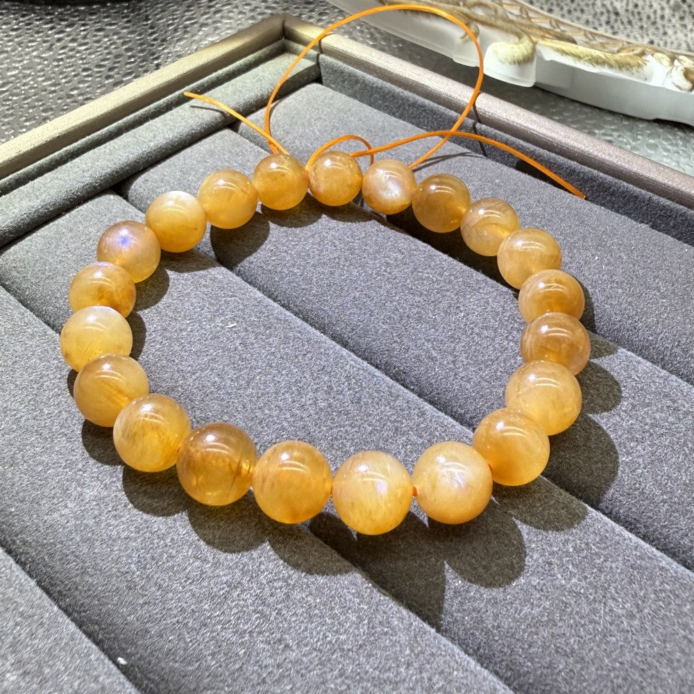 XLSL014  Orange Moonlight  bracelet 6/8/10/12mm