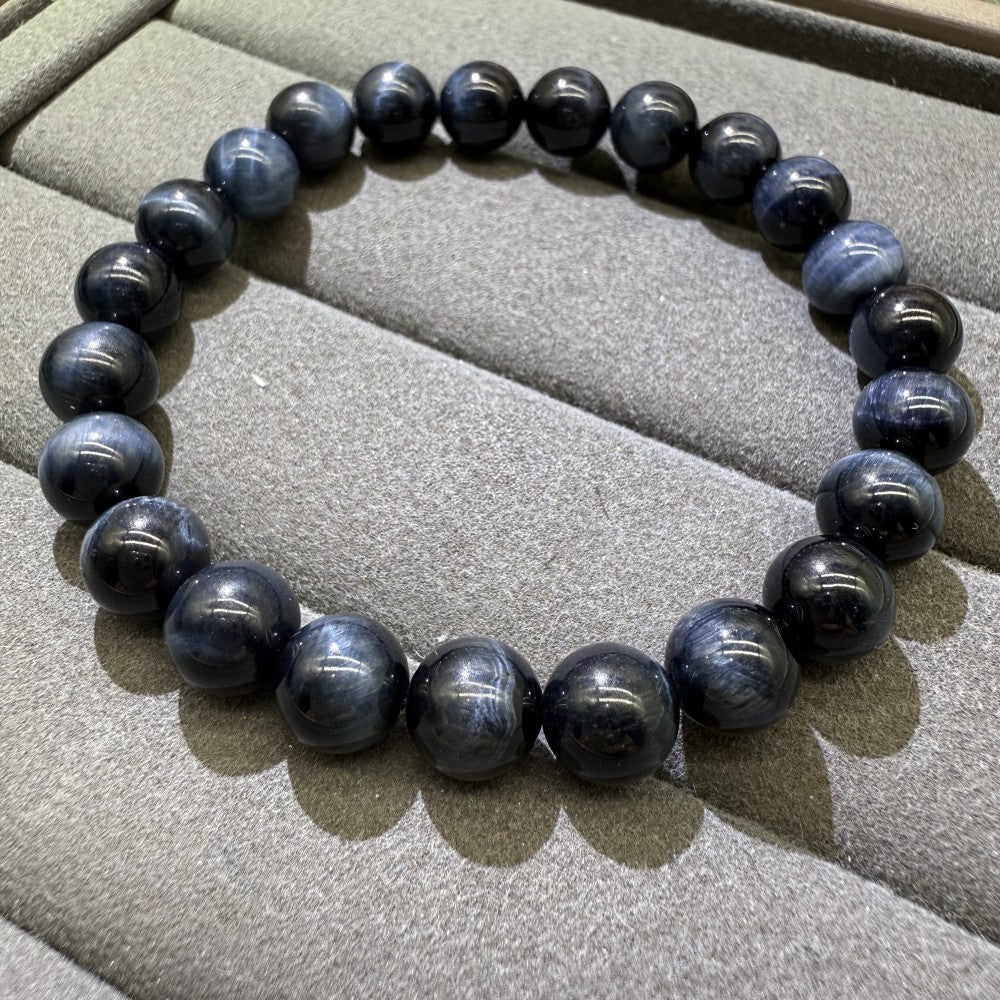 XLSL041 Blue Tiger Eye bracelet 6/8/10/12mm