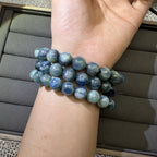 XLSL045 Blue Green Crystal bracelet 6/8/10/12mm
