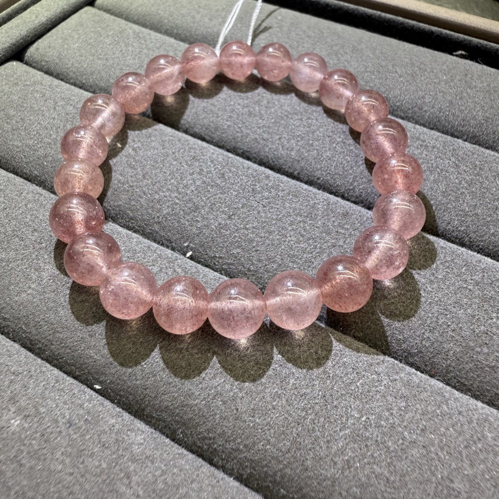 XLSL012 Strawberry Quartz  bracelet 6/8/10/12mm