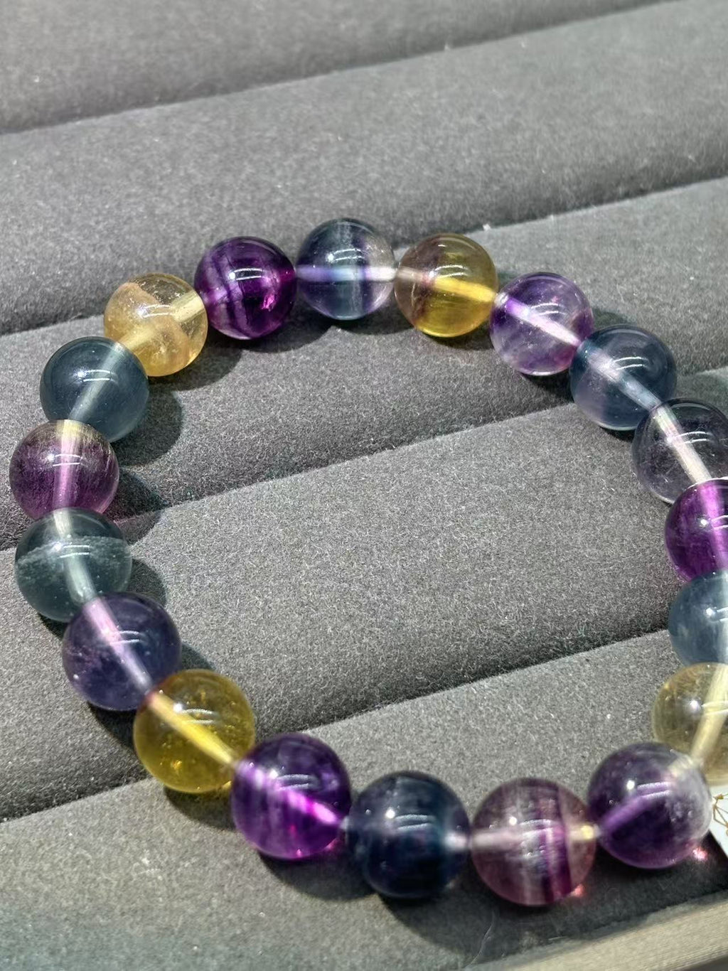 XLSL100 Color Fluorite2 bracelet 6/8/10/12mm