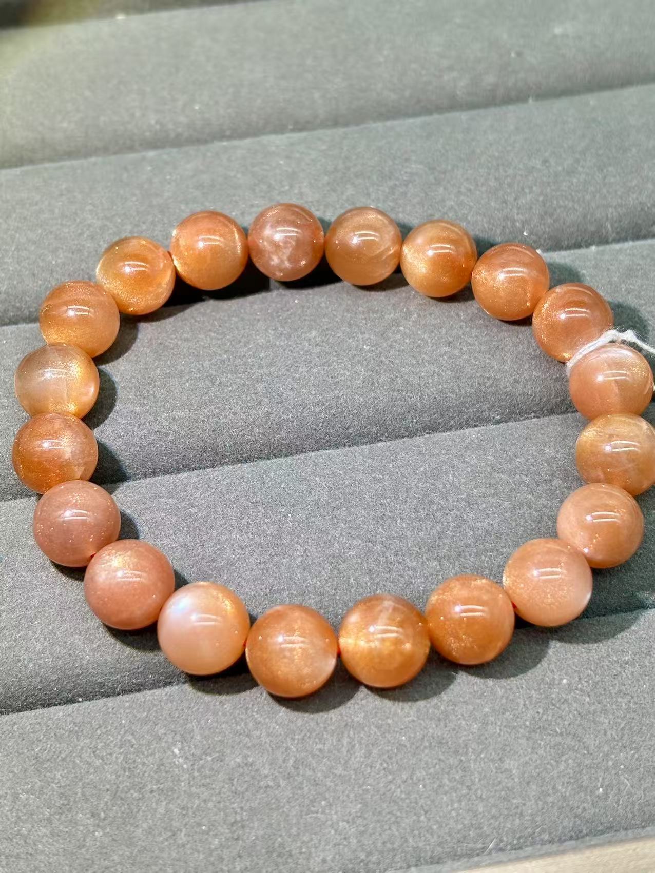 XLSL098 Sunstone bracelet 6/8/10/12mm