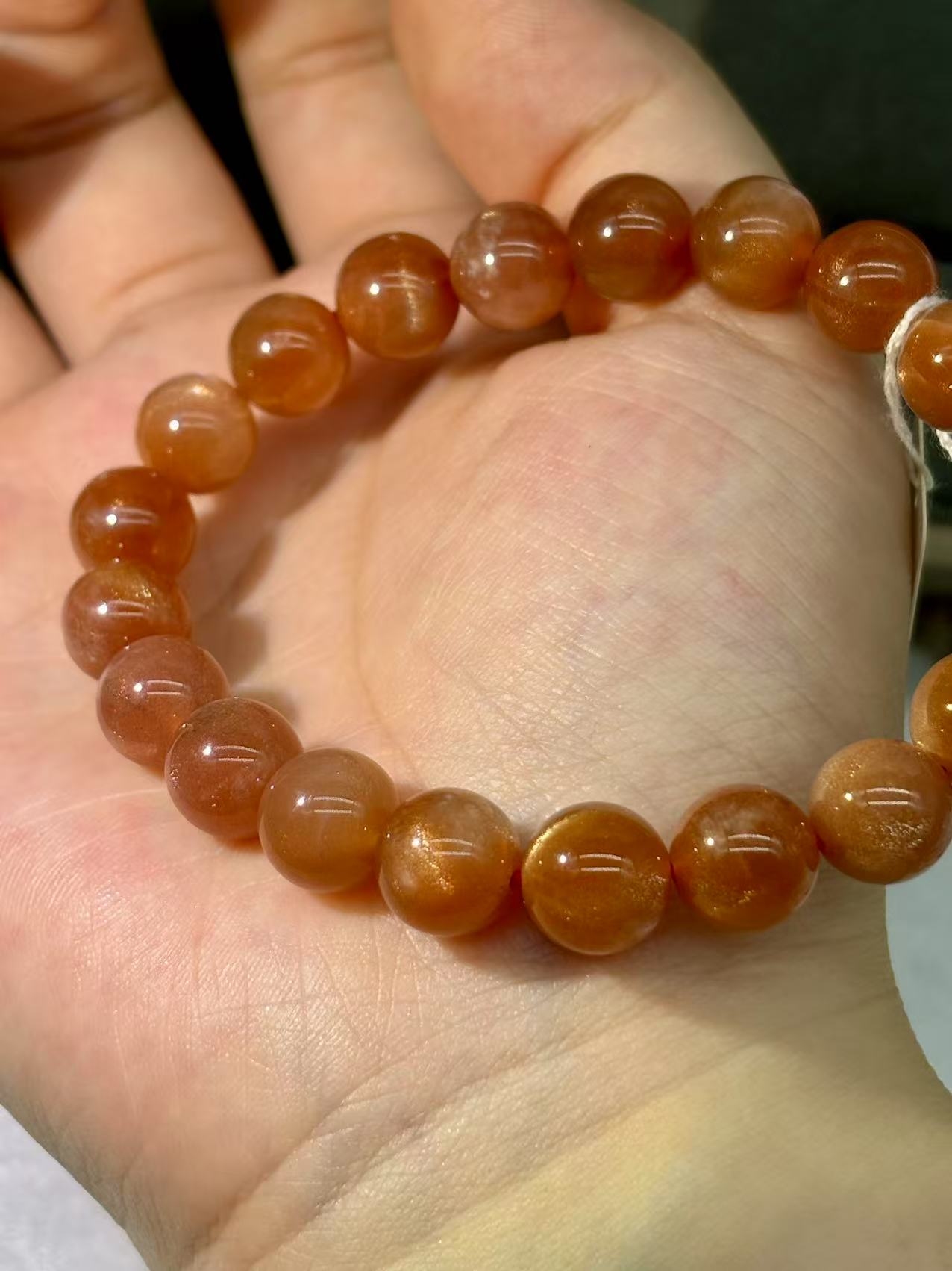 XLSL098 Sunstone bracelet 6/8/10/12mm