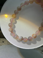XLSL086 Sakura Agate bracelet 6/8/10/12mm