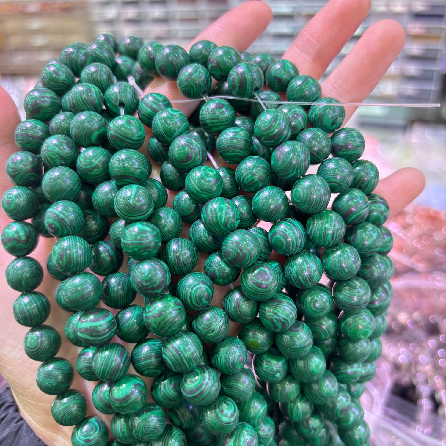 マラカイト   ブレスレット8/10/12mm