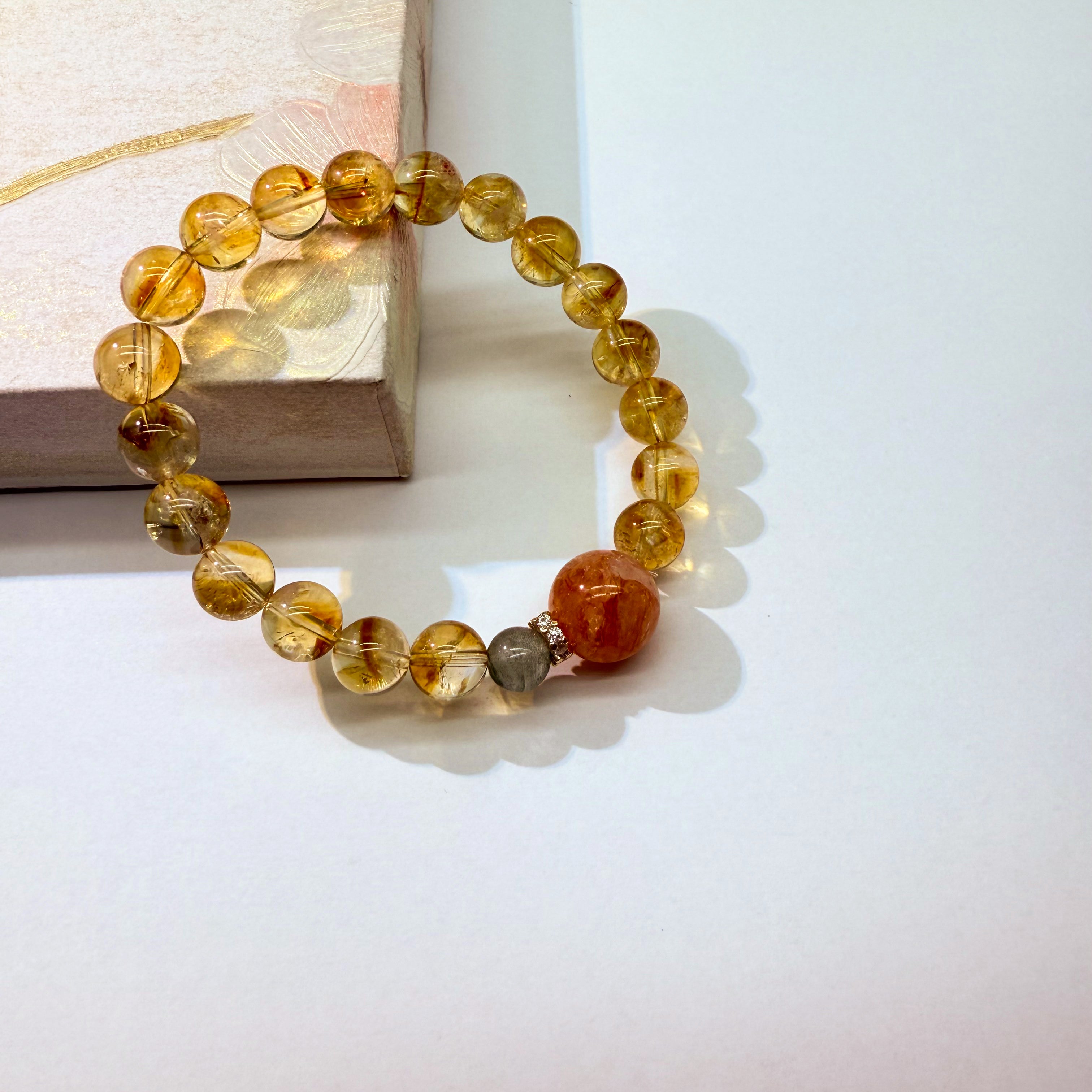 【予約販売商品】OS0002 オリジナルの天然石ブレスレット「繁栄と活力」