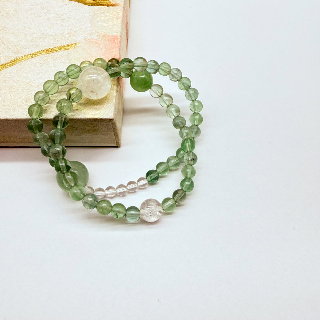 【予約販売商品】OS0007 オリジナルの天然石ブレスレット「活力と癒し」