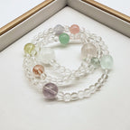 【予約販売商品】OS0009 オリジナルの天然石ブレスレット「多元活力と美好愿景」