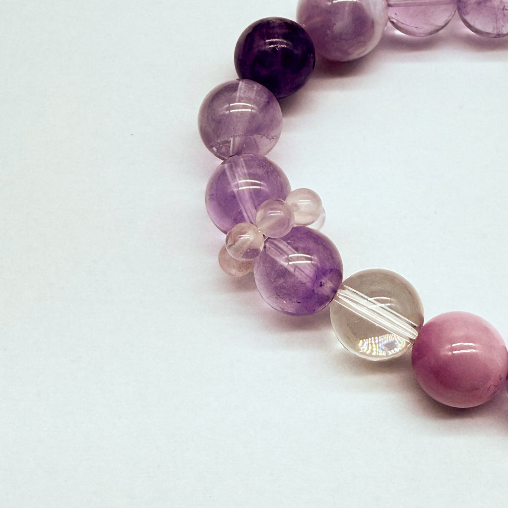 【予約販売商品】OS0003 オリジナルの天然石ブレスレット「平和と愛」