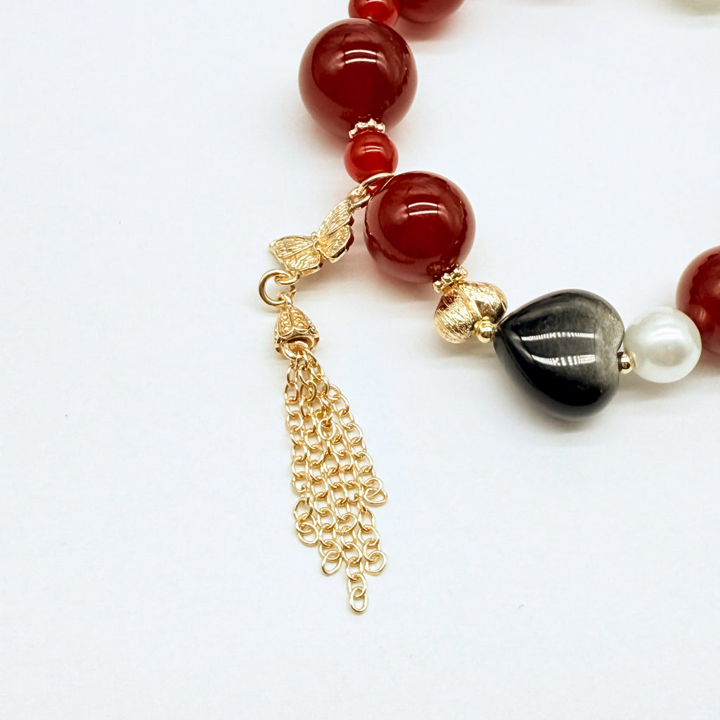 【予約販売商品】OS0006 オリジナルの天然石ブレスレット「活カと守護」