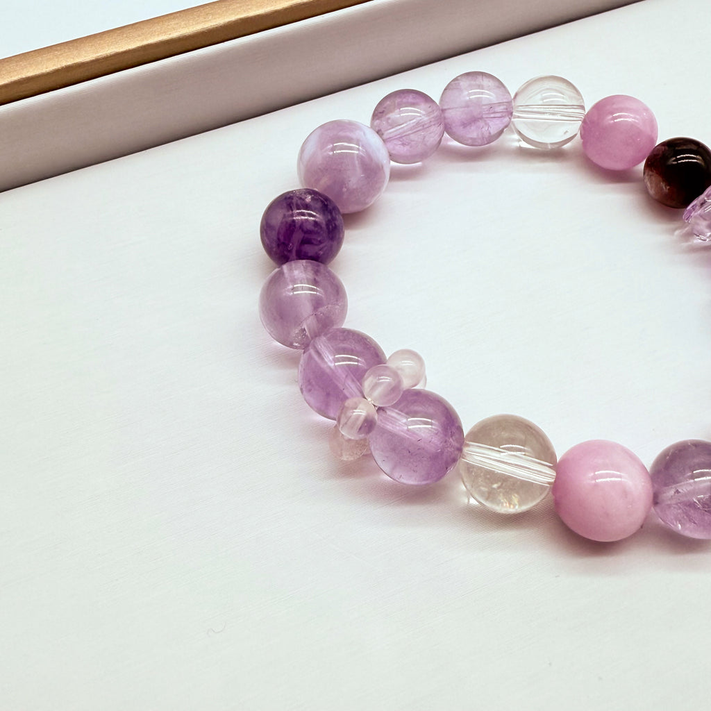 【予約販売商品】OS0003 オリジナルの天然石ブレスレット「平和と愛」