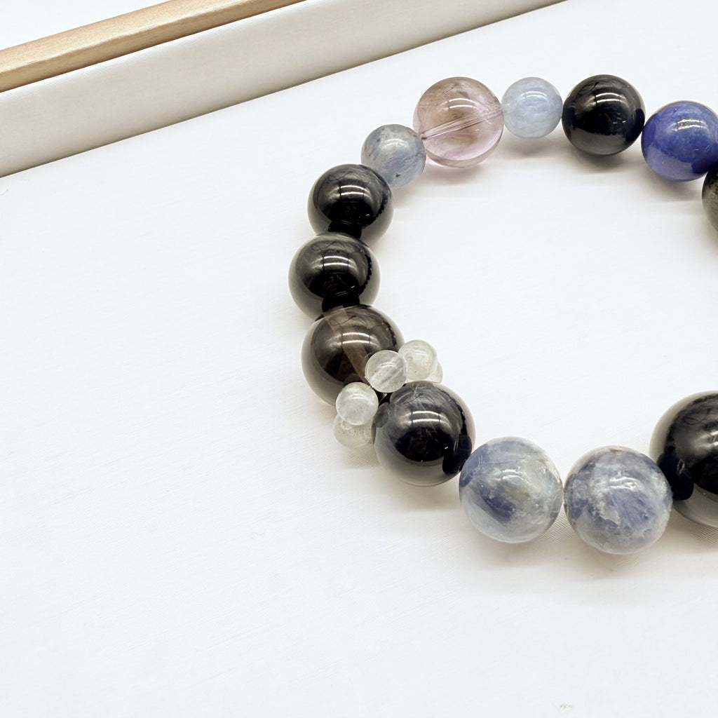 【予約販売商品】OS0005 オリジナルの天然石ブレスレット「自信と守護」