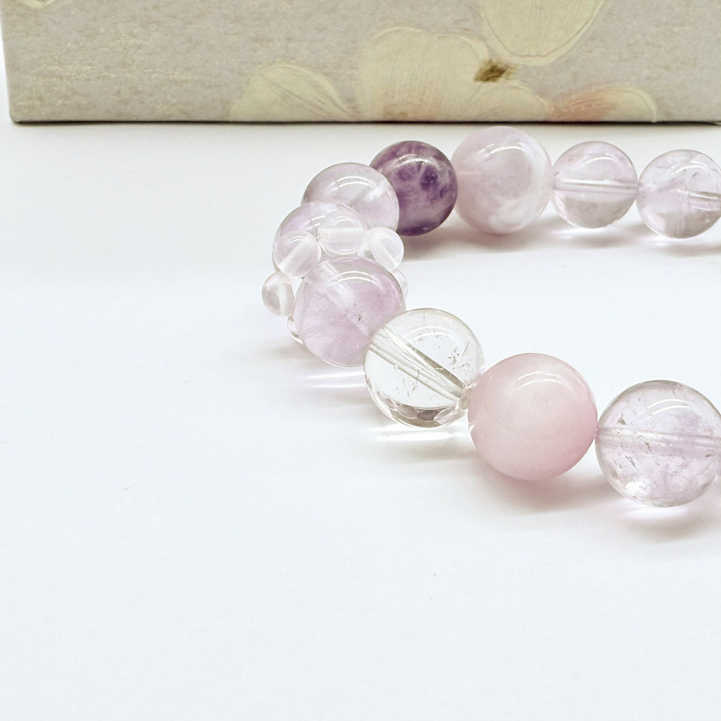 【予約販売商品】OS0003 オリジナルの天然石ブレスレット「平和と愛」