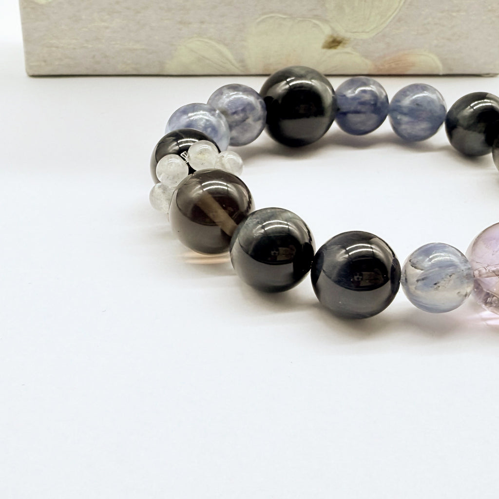 【予約販売商品】OS0005 オリジナルの天然石ブレスレット「自信と守護」