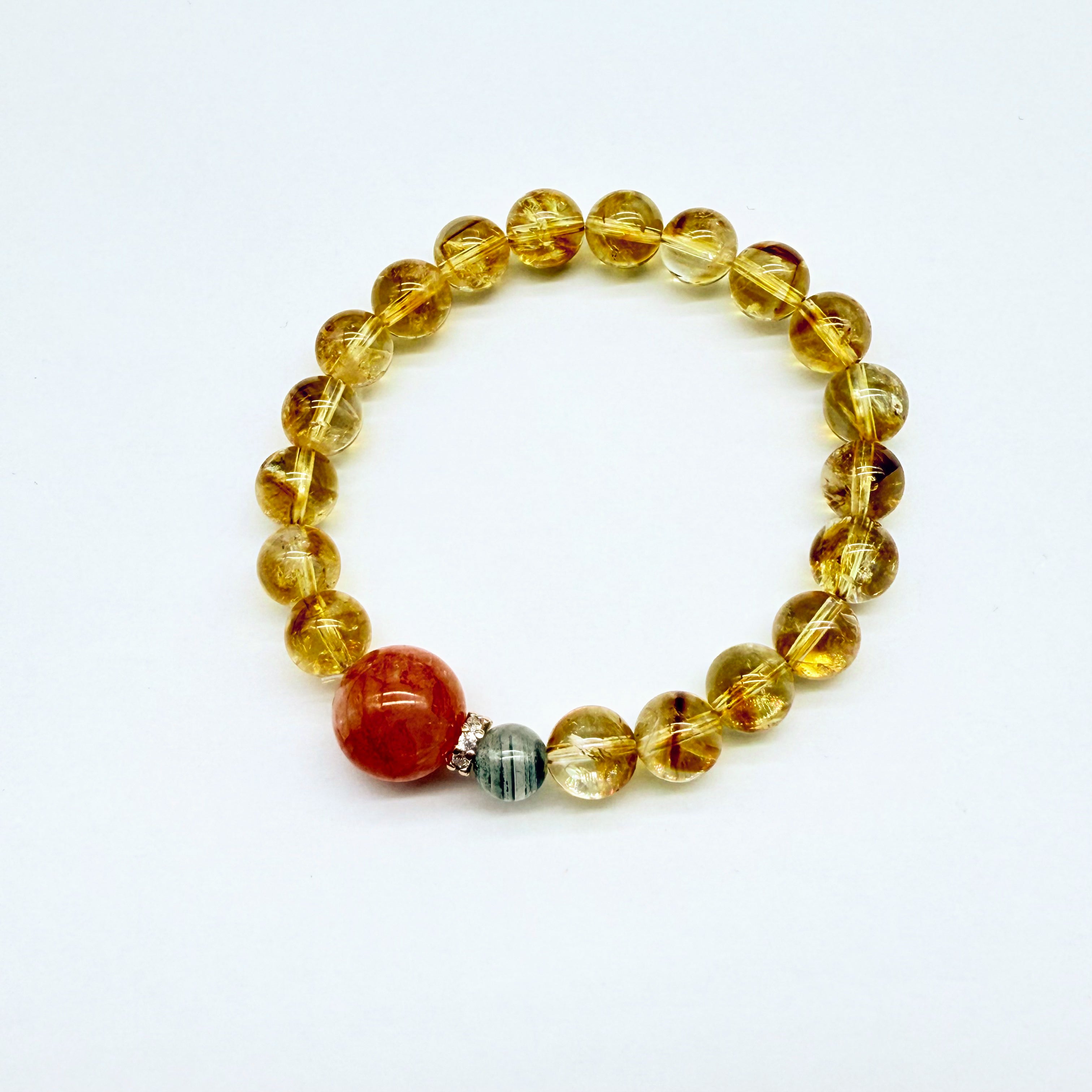 【予約販売商品】OS0002 オリジナルの天然石ブレスレット「繁栄と活力」